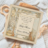 Aesop's Storybook Baby Shower Invitations Kaart