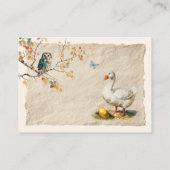 Aesop's Storybook Diaper Raffle Cards Visitekaartje (Achterkant)