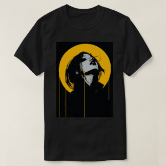Aestheric Vaporwave Moonshine Girl T-shirt