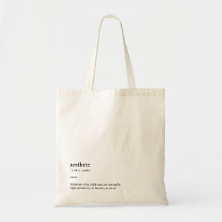 Aesthete Betekenis Tote Bag