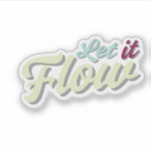 Aesthetic and Calm Sticker (Voorkant)