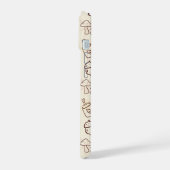 Aesthetic Autumn Doodle Pattern Phone Case iPhone 15 Case (Linkerkant)