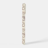 Aesthetic Autumn Doodle Pattern Phone Case iPhone 15 Case (Rechterkant)