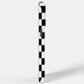 Aesthetic black and white checkerboard retro Case-Mate iPhone case (Achterkant / Rechts)