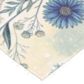 Aesthetic Blue Wildflowers Tafelkleed (Gekanteld)
