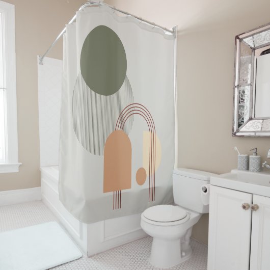 Aesthetic Boho - Boho Duschvorhang Douchegordijn (In situ)