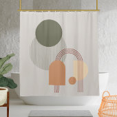 Aesthetic Boho - Boho Duschvorhang Douchegordijn