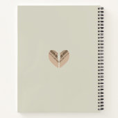 Aesthetic Boho Spiral Notebook Notitieboek (Achterkant)