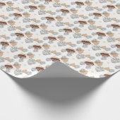 Aesthetic Boho Wildflowers Flowers  Cadeaupapier (Hoek)
