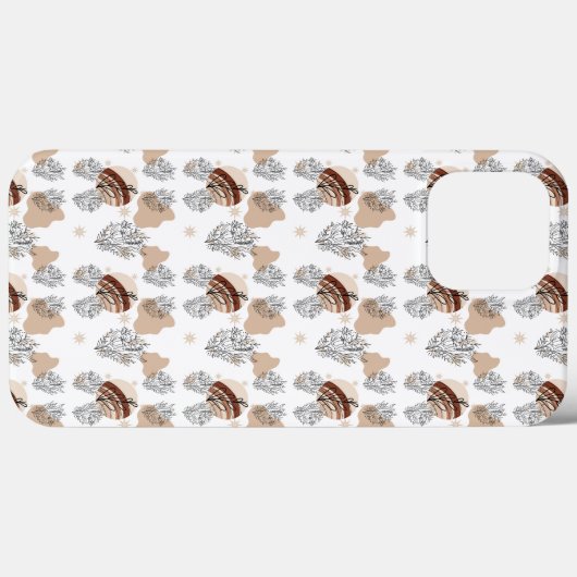 Aesthetic Boho Wildflowers Flowers  Case-Mate iPhone Case (Achterkant (horizontaal))