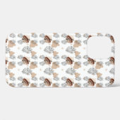 Aesthetic Boho Wildflowers Flowers  Case-Mate iPhone Case (Achterkant (horizontaal))