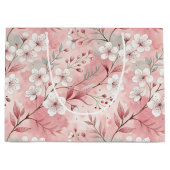 Aesthetic cherry blossoms groot cadeauzakje (Voorkant)