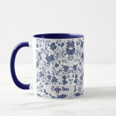 Aesthetic Coffee Time Floral Mug Mok (Links)