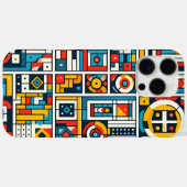 Aesthetic Colorful Geometric Pattern Case-Mate iPhone Case (Achterkant (horizontaal))
