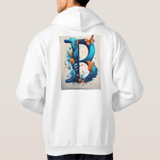 Aesthetic Colorful Graphic Hoodie – Trendy Modern  (Achterkant)