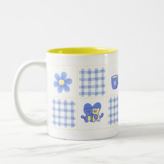 Aesthetic Coquette Mug Tweekleurige Koffiemok