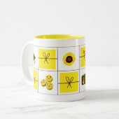 Aesthetic Coquette Mug Tweekleurige Koffiemok (Voorkant links)