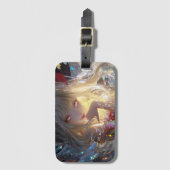 Aesthetic / Dark fantasy girl Bagagelabel (Voorkant (verticaal))