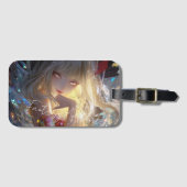 Aesthetic / Dark fantasy girl Bagagelabel (Voorkant (horizontaal))