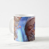 Aesthetic / Dark Fantasy Girl Koffiemok (Voorkant links)