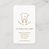 Aesthetic Dentist Dental Clinic Visit White Sand Visitekaartje (Voorkant)