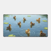 Aesthetic Desk Mat, Desk Pad, Cute Duck Bureaumat (Voorkant)