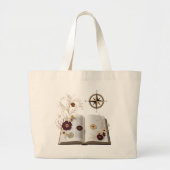 Aesthetic Enchanted Bookworm Jumbo Tote Bag  (Voorkant)