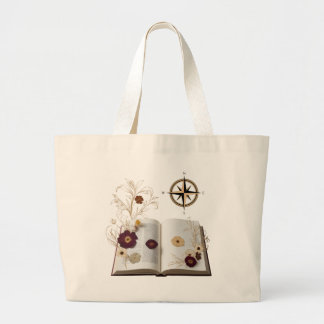 Aesthetic Enchanted Bookworm Jumbo Tote Bag 