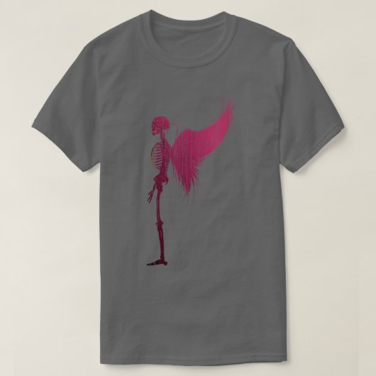 Aesthetic Fairy Skeleton Dark Goth Witchy Goblinco T-shirt (Design voorkant)