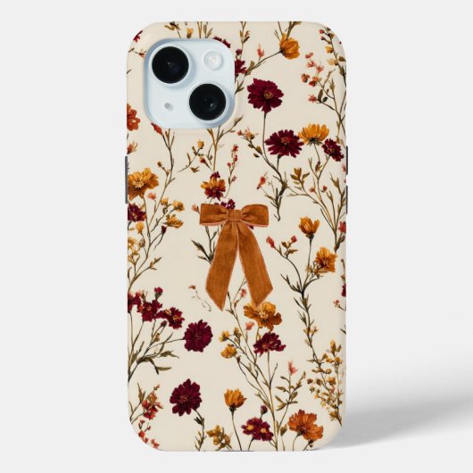 aesthetic fall vibe phone case (Achterkant)