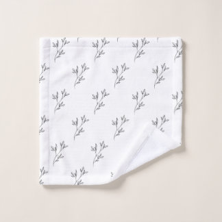 Aesthetic Floral Pattern Towel Set Bad Handdoek