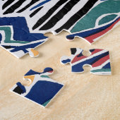 Aesthetic flower pattern background  legpuzzel (Zijkant)