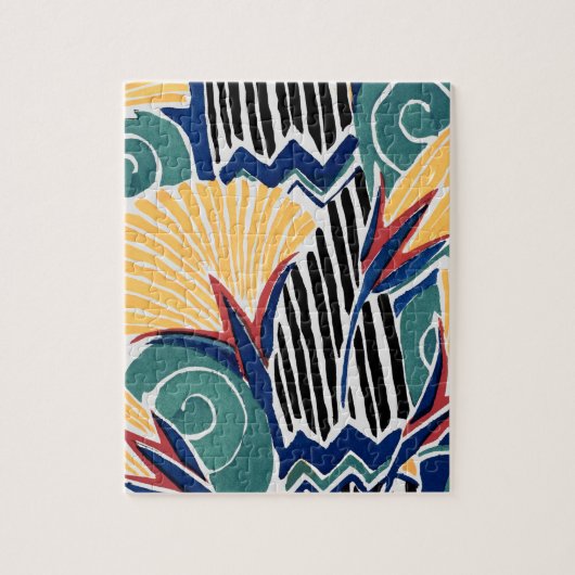 Aesthetic flower pattern background  legpuzzel (Verticaal)