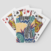 Aesthetic flower pattern background  pokerkaarten (Achterkant)