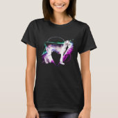 Aesthetic Galaxy Saluki T-shirt (Voorkant)