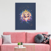 Aesthetic Gemini Anime Custom Canvas Art Afdruk (Insitu (Woonkamer))