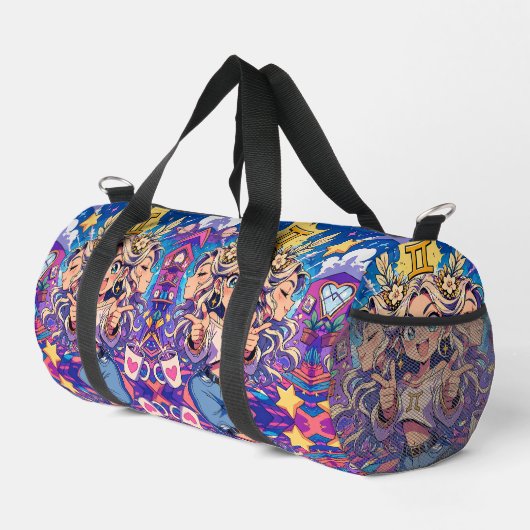 Aesthetic Gemini Anime Custom Mini Backpack Plunjezak (Rechterhoek)
