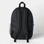 Aesthetic Gemini Anime Custom School Backpack Bedrukte Rugzak (Achterkant)