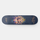 Aesthetic Gemini Anime Custom Skateboard Deck (Horizontaal)