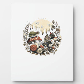 Aesthetic Goblincore And Cottagecore Mushroom Drea Fotoplaat