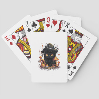 Aesthetic Goblincore And Cottagecore Under Mushroo Pokerkaarten