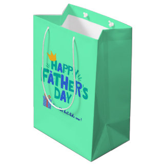 Aesthetic Happy Dather's Day Gift Bag Medium Cadeauzakje