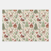 Aesthetic Holiday Checkered Wrapping Paper (Voorkant 2)