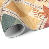 Aesthetic Holiday Checkered Wrapping Paper Cadeaupapier (Rol Hoek)