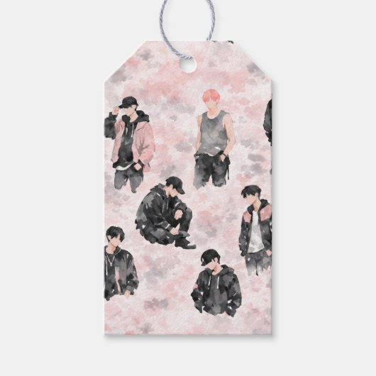 Aesthetic K-Pop Idols Silhouette Streetwear  Cadeaulabel (Voorkant)