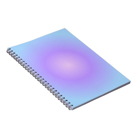 Aesthetic Lavender Pink Gradient Notitieboek (Rechterzijde)
