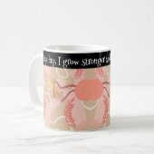 Aesthetic Leaf Design Koffiemok (Voorkant links)
