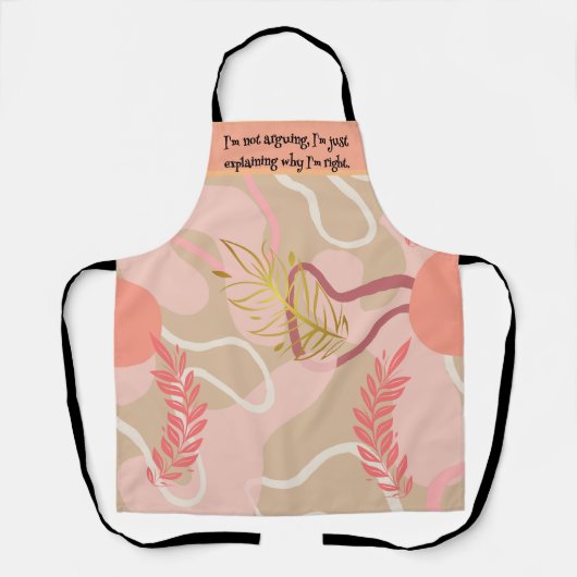 Aesthetic Leaf Design Schort (Voorkant)