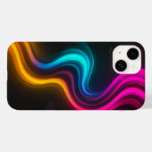 Aesthetic Lifestyle Vibrant Neon iPhone Case (Achterkant (horizontaal))