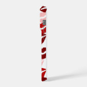 Aesthetic Lips Pattern Phone Case iPhone Hoesje (Linkerkant)